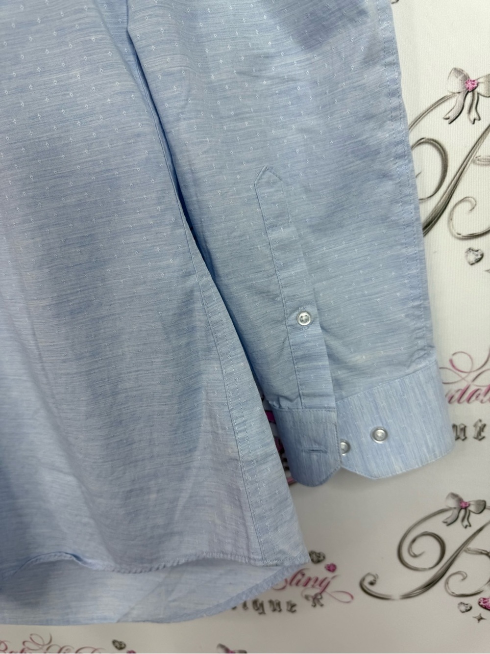 G2000 Men's Light Blue Button-Down Dress Shirt - Classic Fit - Picture 6 of 11